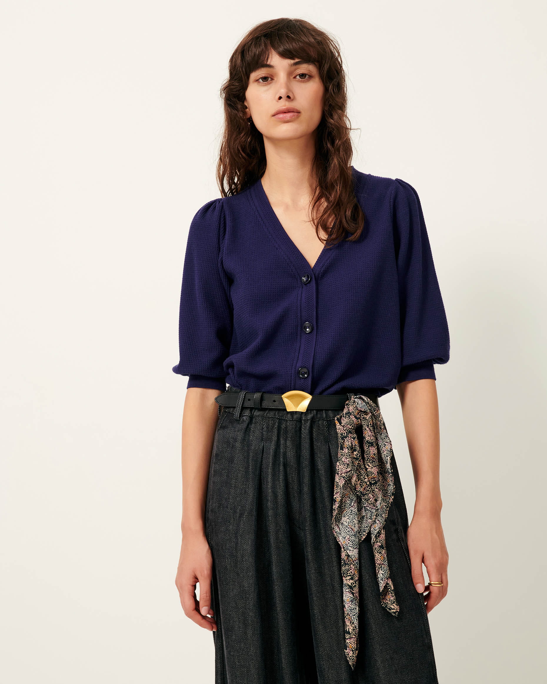 CARBONEL Majolica | Cardigan | SESSÙN Official website