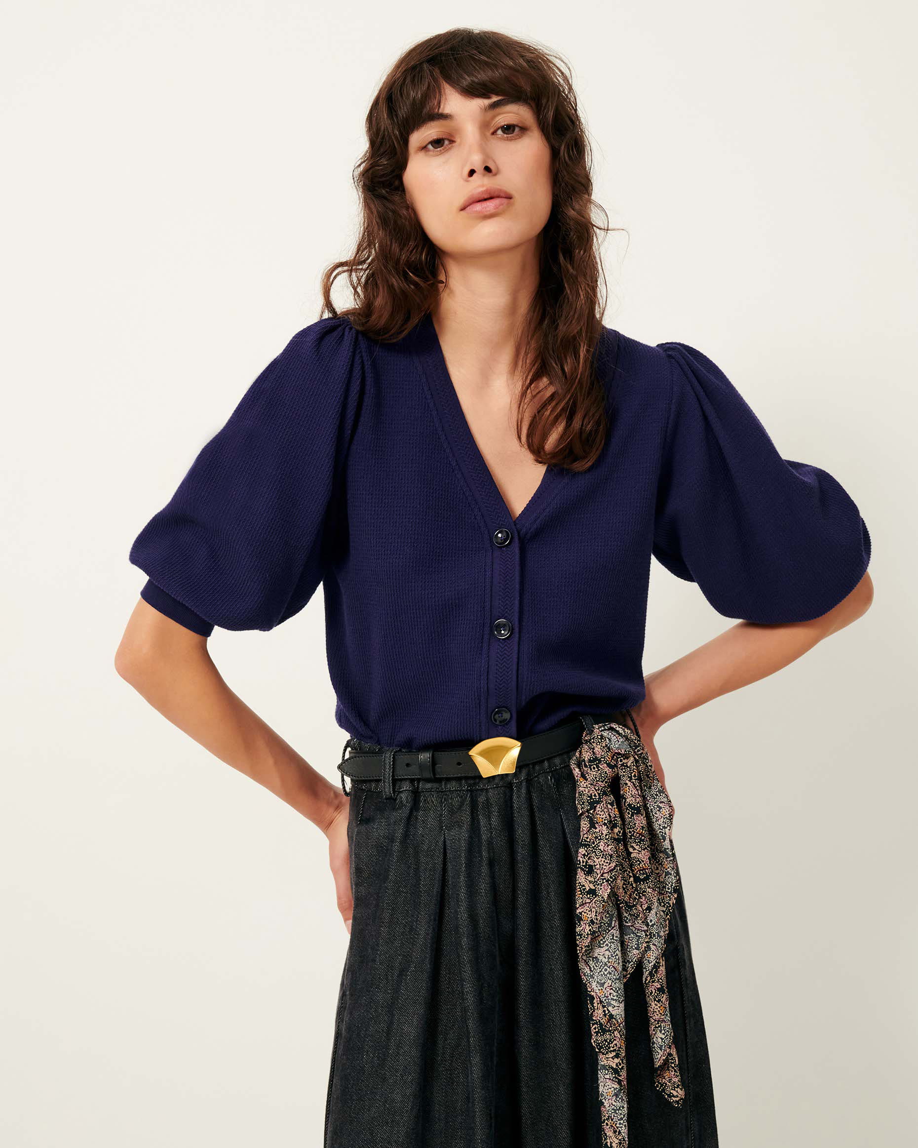 CARBONEL Majolica | Cardigan | SESSÙN Official website