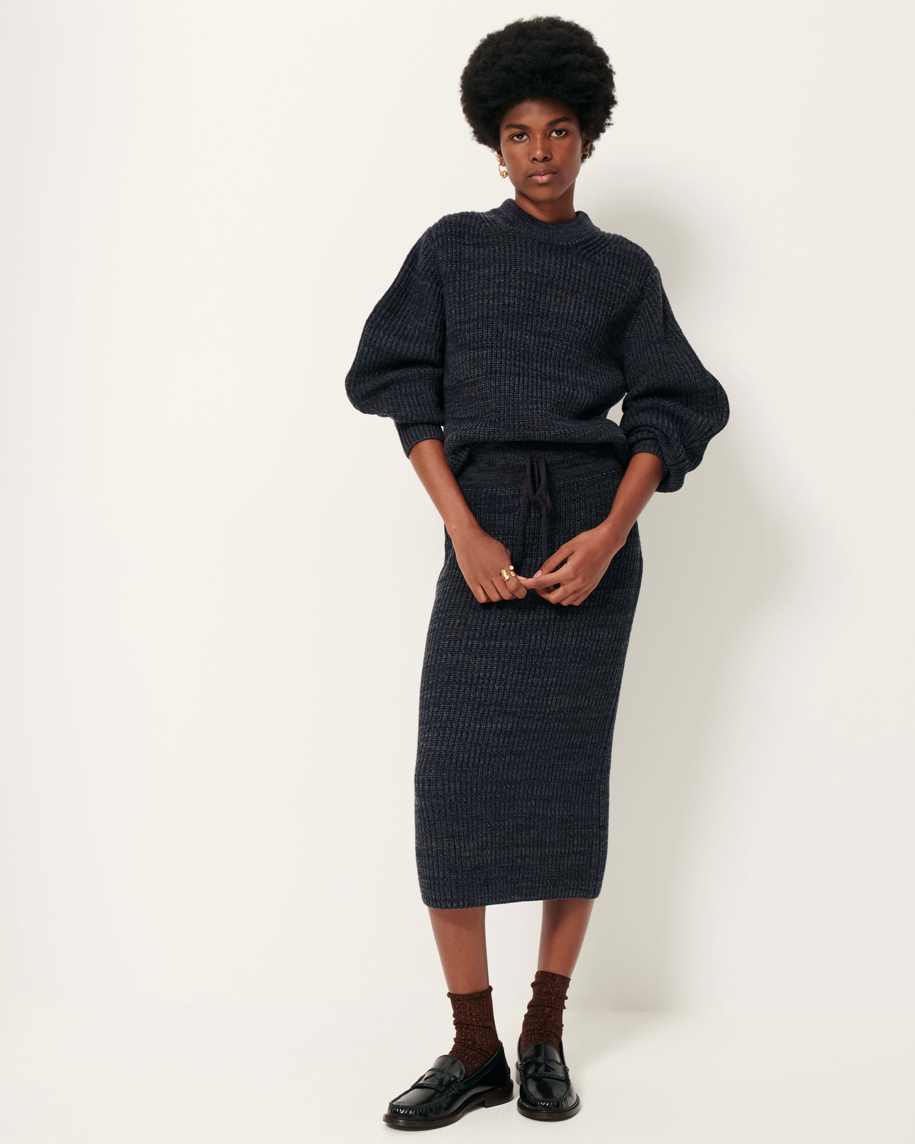 ぽぽさま専用★Mabli Knitwear MOONBEAM SKIRT 4Y ぽぽさま専用☆Mabli Knitwear MOONBEAM SKIRT 4Y MABLI（マブリ